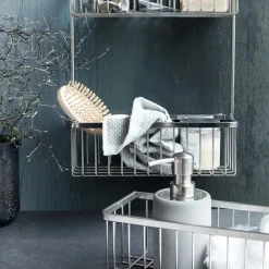 House Doctor Badezimmeraccessoires|Aufbewahrung Im Badezimmer|Korb, Bath, Single, Silber