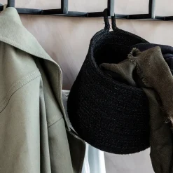 House Doctor Aufbewahrung|Aufbewahrung|Korb, Hang, Schwarz