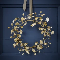 House Doctor Christmas Decor|Kranz, HDTwigs, Messing-finish