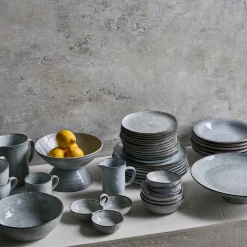 House Doctor Geschirr|Geschirr|Krug, Rustic, Grau/Blau