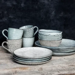 House Doctor Geschirr|Geschirr|Krug, Rustic, Grau/Blau