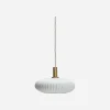 House Doctor Beleuchtung|Esstischlampen|Lampe, HDFort, Antikes Messing-Finish;Off-White
