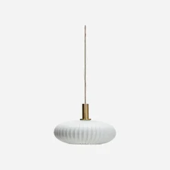 House Doctor Beleuchtung|Esstischlampen|Lampe, HDFort, Antikes Messing-Finish;Off-White
