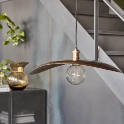 House Doctor Beleuchtung|Eingangsbeleuchtung|Lampenschirm, HDHatt, Antikmessing