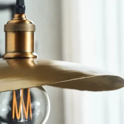 House Doctor Beleuchtung|Eingangsbeleuchtung|Lampenschirm, HDHatt, Antikmessing