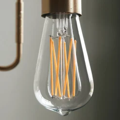 House Doctor Beleuchtung|Eingangsbeleuchtung|LED-Glühbirne, Edison, Klar