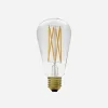 House Doctor Beleuchtung|Eingangsbeleuchtung|LED-Glühbirne, Edison, Klar