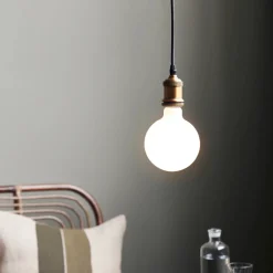 House Doctor Beleuchtung|Eingangsbeleuchtung|LED-Glühbirne, Mega Edison, Weiß