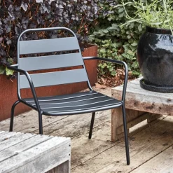 House Doctor Gartenmöbel|Gartenmöbel|Lounge chair, HDHelo, Black