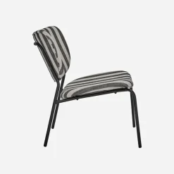 House Doctor Lounge-Stühle|Lounge-Stühle|Lounge-Sessel, HDLonga, Schwarz/Off-Weiß