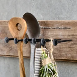 House Doctor Aufbewahrung|Aufbewahrung|Nagelhaken, HDWall, Schwarz