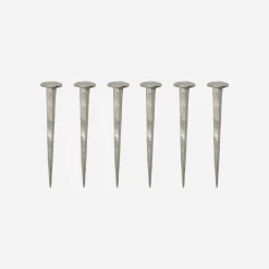 House Doctor Aufbewahrung|Aufbewahrung|Nagelhaken, HDWall, Silber-Finish