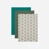 House Doctor Papier|Notizbuch, HDDraw, White/Turqouise/Green