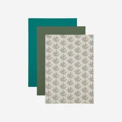 House Doctor Papier|Notizbuch, HDDraw, White/Turqouise/Green