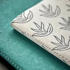 House Doctor Papier|Notizbuch, HDDraw, White/Turqouise/Green