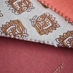 House Doctor Papier|Notizbuch, HDWrite, Beige/Burgundy/Orange