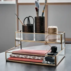 House Doctor Aufbewahrung|Organiser, HDArca, Messing