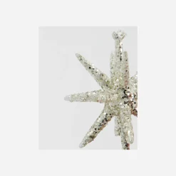 House Doctor Christmas Ornaments|Ornamente, HDSpike, Silber m. Glitzer