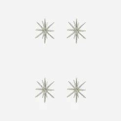 House Doctor Christmas Ornaments|Ornamente, HDSpike, Silber m. Glitzer