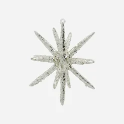 House Doctor Christmas Ornaments|Ornamente, HDSpike, Silber m. Glitzer