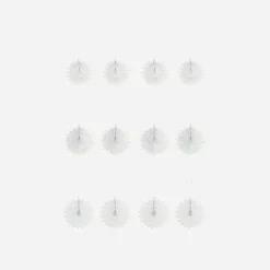 House Doctor Christmas Decor|Papierfächer, Falz, Weiß