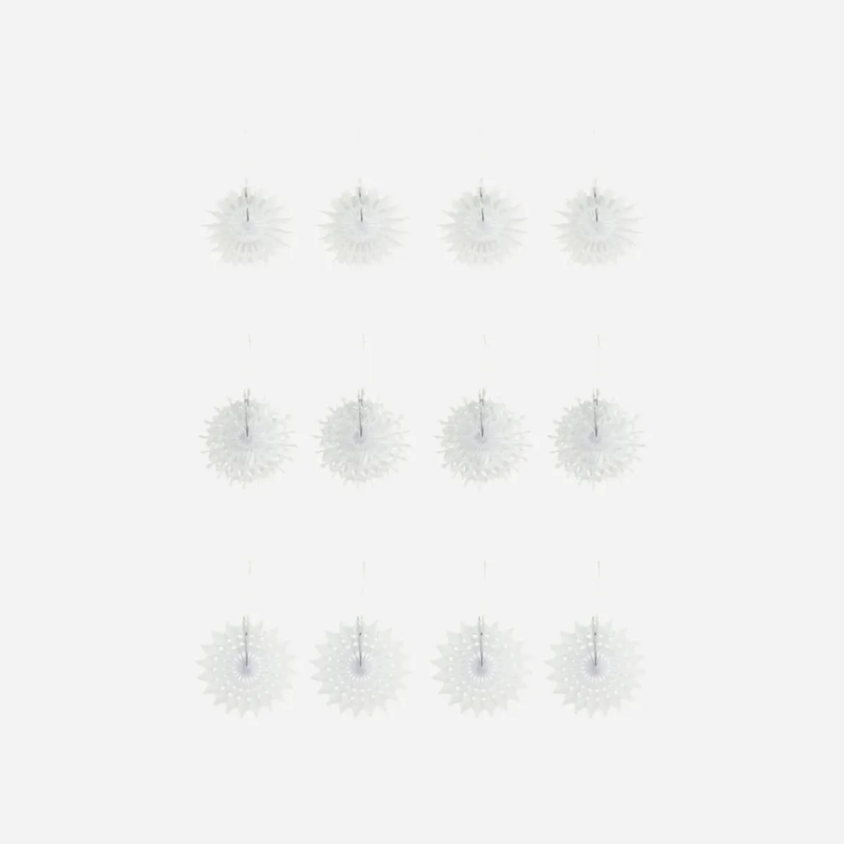 House Doctor Christmas Decor|Papierfächer, Falz, Weiß