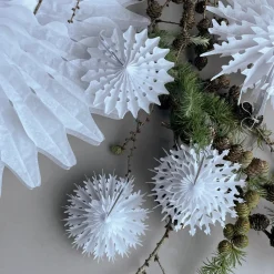 House Doctor Christmas Decor|Papierfächer, Falz, Weiß