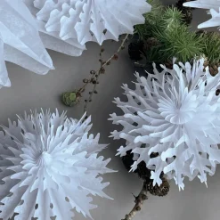 House Doctor Christmas Decor|Papierfächer, Falz, Weiß