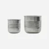 House Doctor Heimdekor|Blumentöpfe Und Übertöpfe|Pflanzer, HDGroove, Antiksilber-Finish