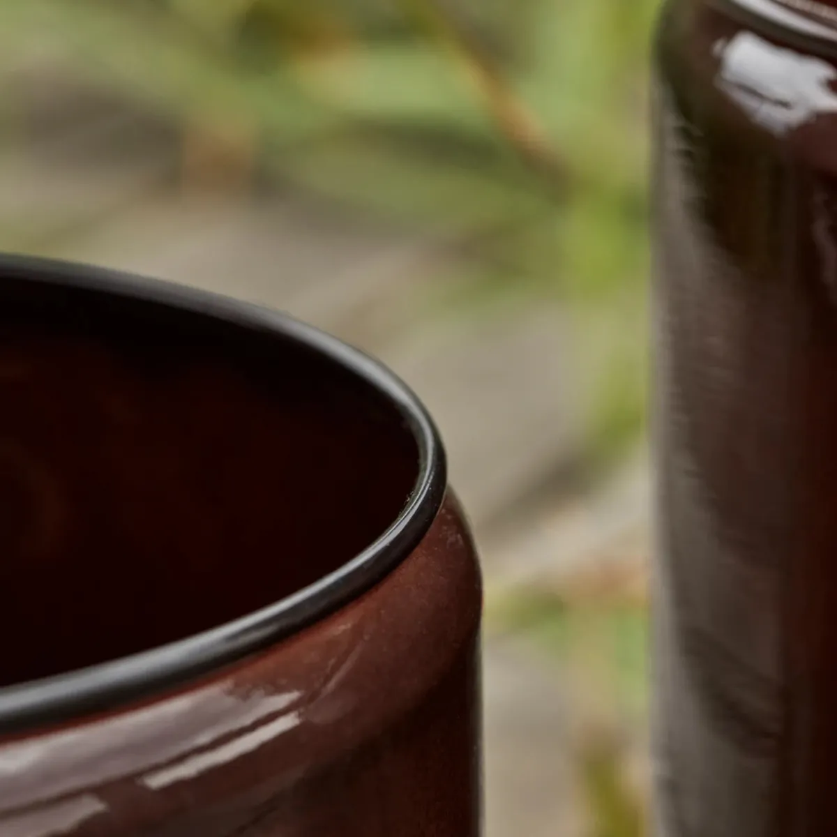 House Doctor Blumentöpfe|Blumentöpfe|Planter, HDPile, Brown