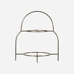 House Doctor Geschirr|Geschirr|Plate stand, HDSana, Antique brass finish