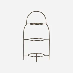 House Doctor Geschirr|Geschirr|Plate stand, HDSana, Antique brass finish