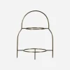 House Doctor Geschirr|Geschirr|Plate stand, HDSana, Antique brass finish