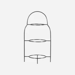 House Doctor Geschirr|Geschirr|Plate stand, HDSana, Silver finish