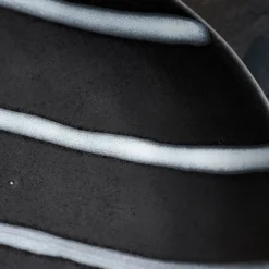 House Doctor Geschirr|Geschirr|Platte, HDLine, Schwarz/Braun