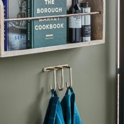 House Doctor Aufbewahrung|Aufbewahrung|Rack, HDWelo, Mattes Messing-Finish