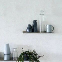 House Doctor Bücherschränke Und Regale|Bücherschränke Und Regale|Regal, HDLedge, gebürstetes Silber