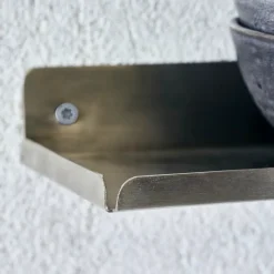 House Doctor Bücherschränke Und Regale|Bücherschränke Und Regale|Regal, HDLedge, gebürstetes Silber