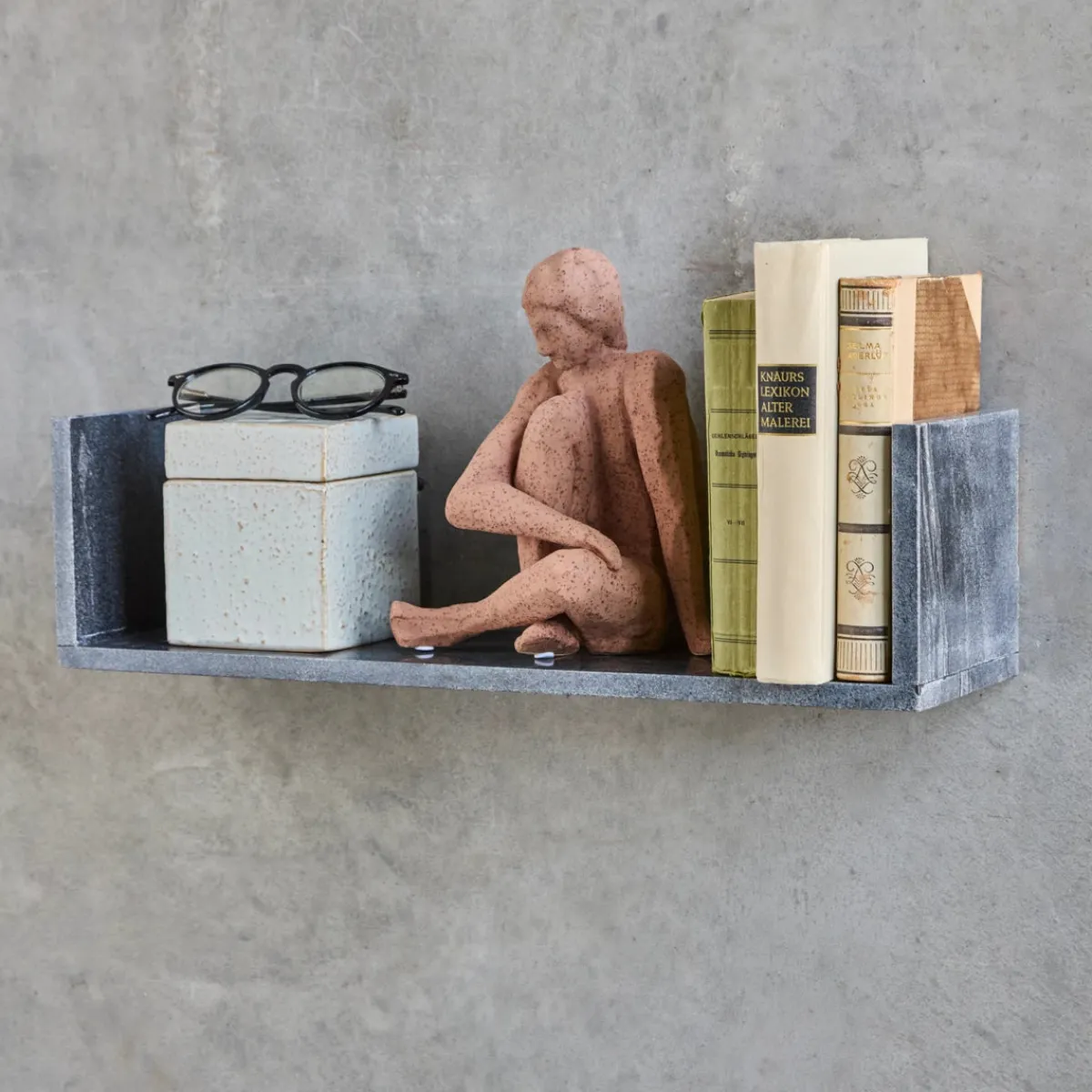 House Doctor Bücherschränke Und Regale|Bücherschränke Und Regale|Regal, HDMarr, Schwarzer Marmor