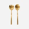 House Doctor Geschirr|Geschirr|Salad servers, HDGolden, Golden