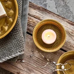House Doctor Heimdekor|Tabletts|Schüssel, HDBaku, Gold