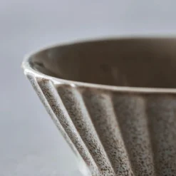 House Doctor Geschirr|Geschirr|Schüssel, HDPleat, Grau/braun
