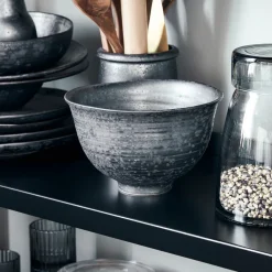 House Doctor Geschirr|Geschirr|Schüssel, Pion, Schwarz/Braun