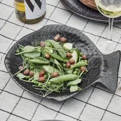 House Doctor Geschirr|Geschirr|Servierschale, HDKala, Schwarz