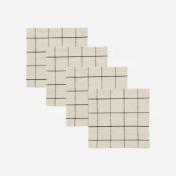 House Doctor Küchentextilien|Küchentextilien|Servietten, HDJoin, Schwarz;Off-White