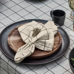 House Doctor Küchentextilien|Küchentextilien|Servietten, HDJoin, Schwarz;Off-White