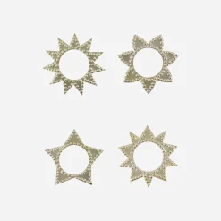 House Doctor Table Setting|Christmas Decor|Serviettenringe, HDRing, Antikes Champagner-Silber-Finish