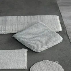 House Doctor Heimtextilien|Sitzpolster|Sitzkissen mit Füllung, Cuun, Schwarz/Weiß