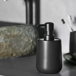 House Doctor Badezimmeraccessoires|Aufbewahrung Im Badezimmer|Soap dispenser, HDEdga, Black