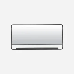 House Doctor Heimdekor|Spiegel|Spiegel mit Ablage, Chic, Schwarz